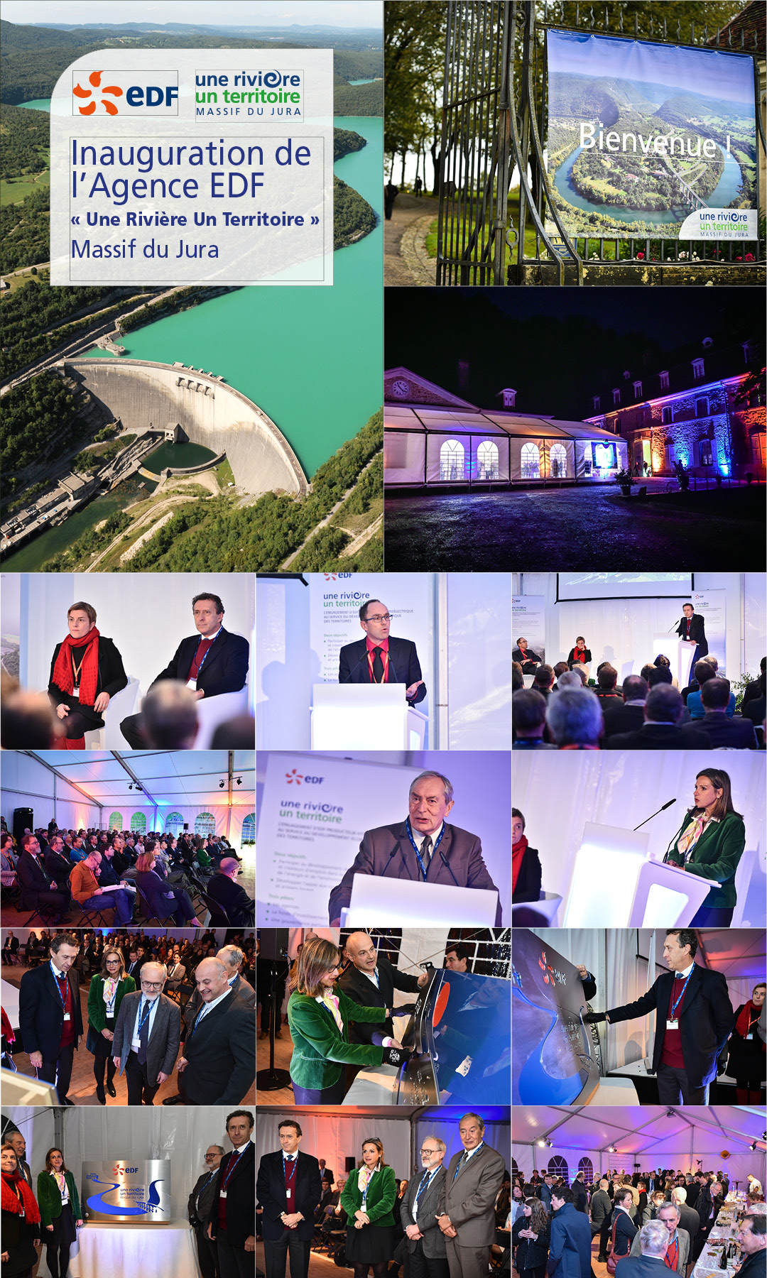 EDF - Inauguration de l'Agence Une Rivière Un Territoire